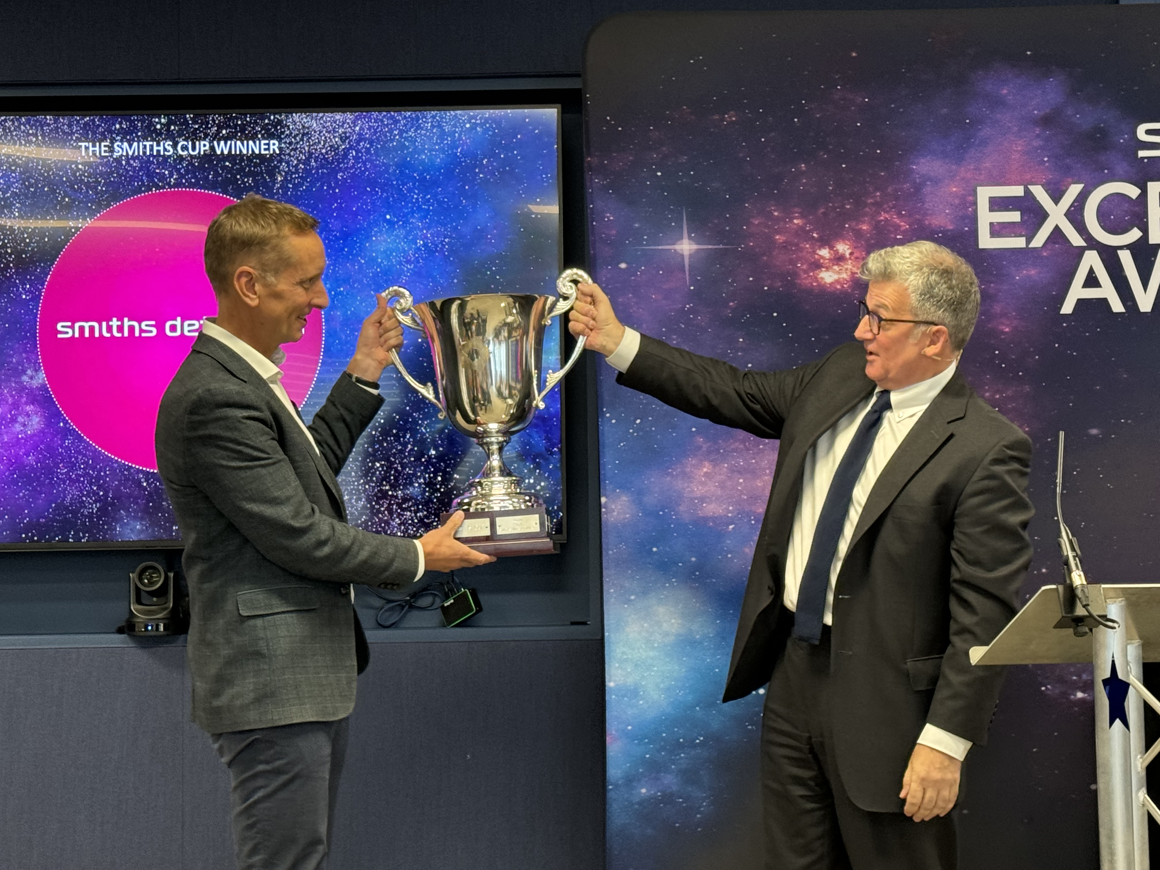 Roland Receiving Trophy