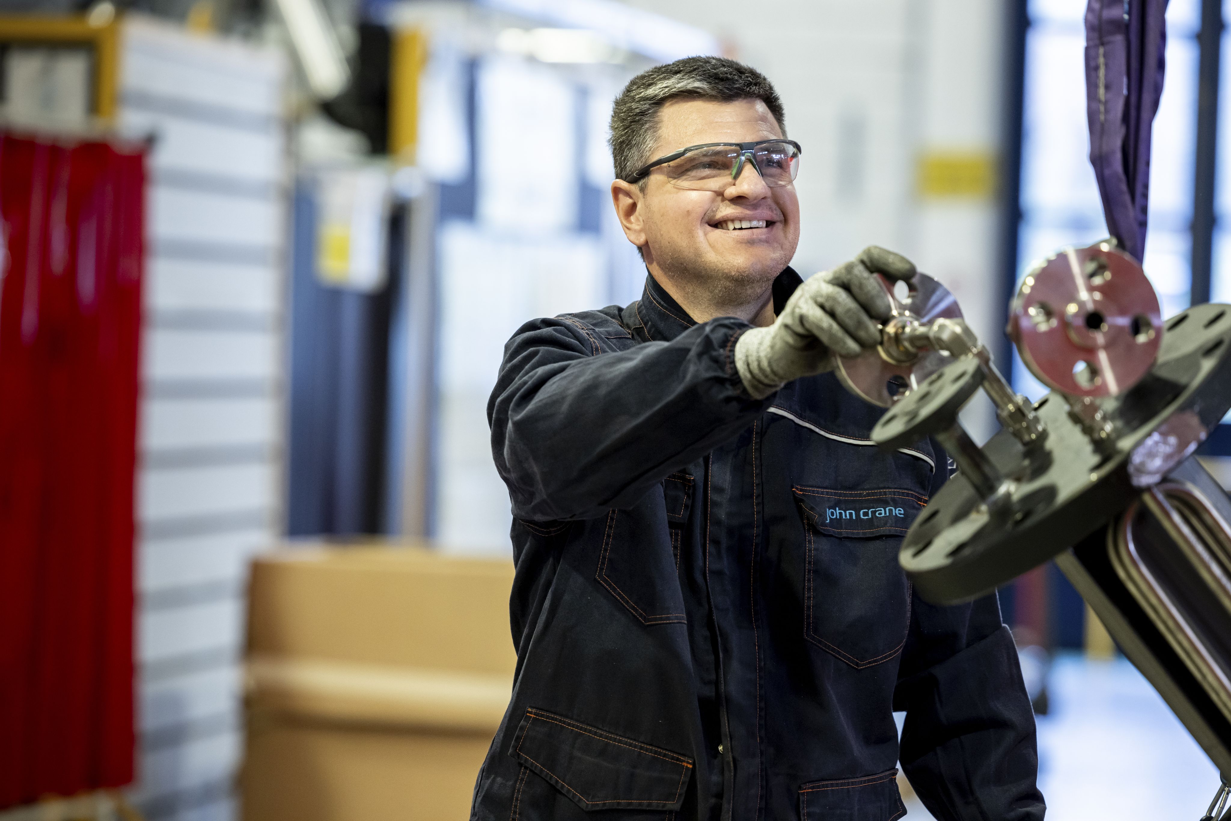 John Crane Industrial Worker Smiling